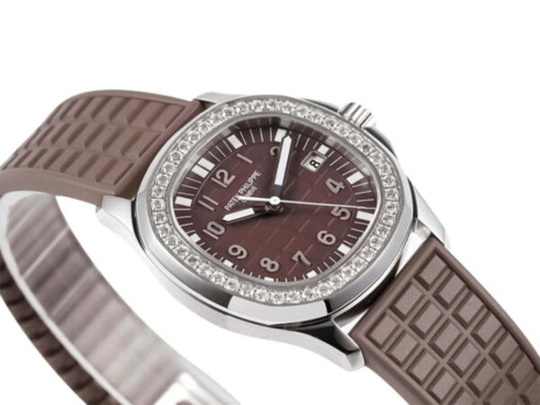 Aquanaut Luce Stainless Steel Diamond Brown 1