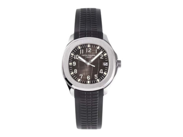 Aquanaut Stainless Steel with Black Dial (38mm)