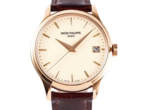 Calatrava Rose Gold with Ivory Dial (39mm) 1