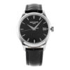 Calatrava Stainless Steel with Black Dial (39mm)