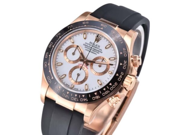 Cosmograph Daytona Rose Gold Oysterflex with Ivory Dial 1