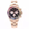 Cosmograph Daytona Rose Gold 'Rainbow' with Diamond Bezel