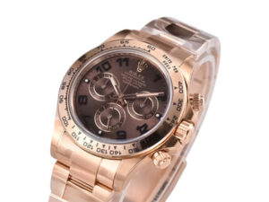 Cosmograph Daytona Rose Gold with Chocolate Dial and Arabic Numerals 1