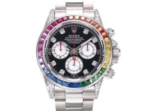 Cosmograph Daytona Stainless Steel 'Rainbow' with Diamond Bezel 1