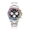 Cosmograph Daytona Stainless Steel 'Rainbow' with Diamond Bezel