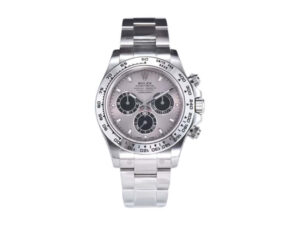 Cosmograph Daytona Stainless Steel with Grey Sunburst Dial