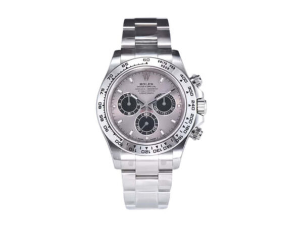 Cosmograph Daytona Stainless Steel with Grey Sunburst Dial