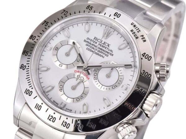 Cosmograph Daytona Stainless Steel with White Dial 1