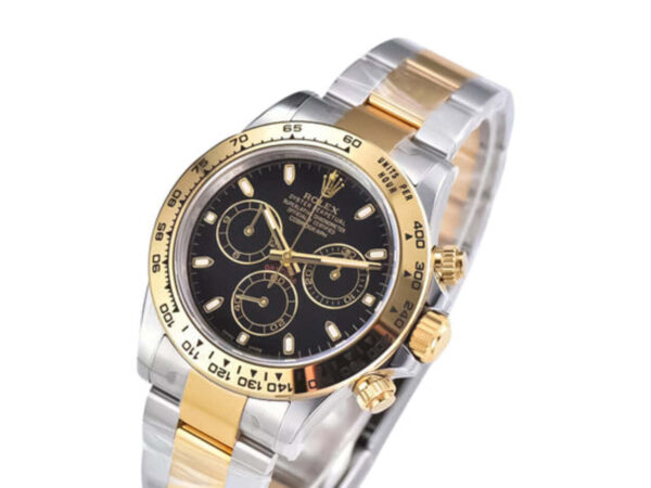 Cosmograph Daytona Two Tone Yellow Gold & Steel with Black Dial 1