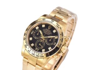 Cosmograph Daytona Yellow Gold Diamond Black Dial 1