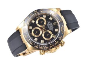 Cosmograph Daytona Yellow Gold Oysterflex Diamond Black Dial 1