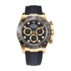 Cosmograph Daytona Yellow Gold Oysterflex Diamond Black Dial