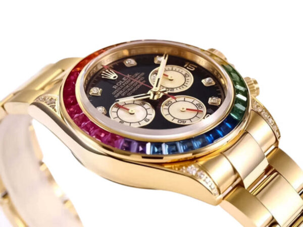 Cosmograph Daytona Yellow Gold 'Rainbow' with Diamond Bezel 1