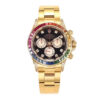 Cosmograph Daytona Yellow Gold 'Rainbow' with Diamond Bezel