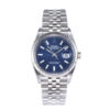 Datejust 36 Stainless Steel on Jubilee with Blue Dial and Fluted Bezel