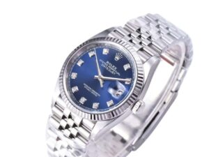 Datejust 36 Stainless Steel on Jubilee with Diamond Blue Dial and Fluted Bezel 1