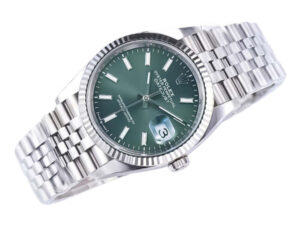 Datejust 36 Stainless Steel on Jubilee with Mint Green Dial and Fluted Bezel 1