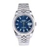 Datejust 41 Stainless Steel on Jubilee with Blue Dial and Fluted Bezel