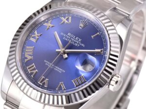 Datejust 41 Stainless Steel on Oyster with Silver Dial and Fluted Bezel (Roman Numerals) 1