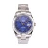 Datejust 41 Stainless Steel on Oyster with Silver Dial and Fluted Bezel (Roman Numerals)