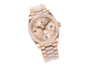 Day-Date 36 Rose Gold 'President' with Diamond Chocolate Dial and Diamond Bezel 1