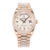 Day-Date 36 Rose Gold 'President' with Diamond Mother of Pearl Dial and Diamond Bezel