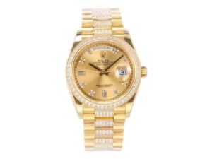 Day-Date 36 Yellow Gold 'President' with Diamond Champagne Dial and Diamond Bezel