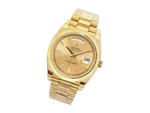 Day-Date 40 Yellow Gold 'President' with Champagne Diamond Dial and Fluted Bezel 1