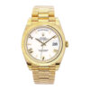 Day-Date 40 Yellow Gold 'President' with White Dial (Roman Numerals) and Fluted Bezel