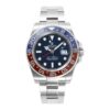 GMT-Master II Stainless Steel 'Pepsi' with Blue Dial (40mm)