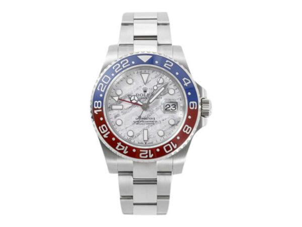 GMT-Master II Stainless Steel 'Pepsi' with Meteorite Dial (40mm)