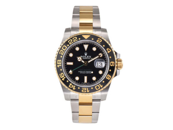 GMT-Master II Two-Tone Rolesor with Black Dial on Oyster (40mm)