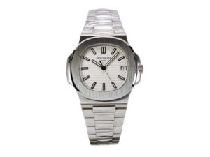 Nautilus Stainless Steel with White Dial (40mm)