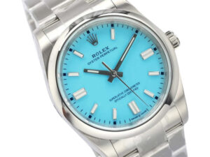 Oyster Perpetual 36 Stainless Steel 'Tiffany' with Blue Turquoise Dial 1