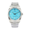 Oyster Perpetual 36 Stainless Steel 'Tiffany' with Blue Turquoise Dial