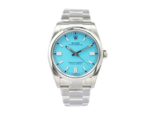 Oyster Perpetual 36 Stainless Steel 'Tiffany' with Blue Turquoise Dial