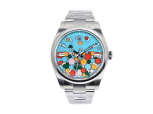 Oyster Perpetual 36 Stainless Steel with Turquoise Dial (Celebration Motif)