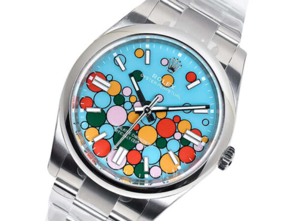 Oyster Perpetual 41 Stainless Steel with Turquoise Dial (Celebration Motif) 1