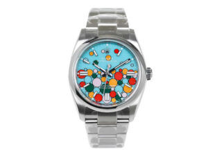 Oyster Perpetual 41 Stainless Steel with Turquoise Dial (Celebration Motif)