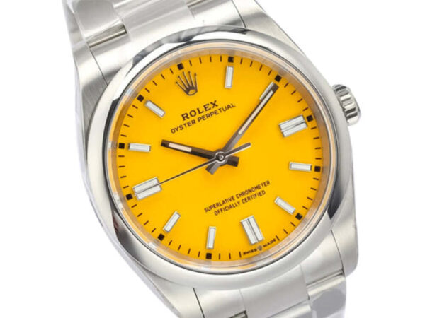 Oyster Perpetual 41 Stainless Steel with Yellow Dial 1