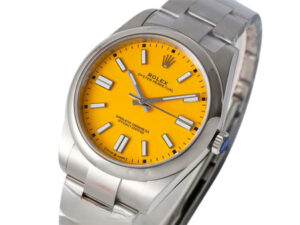 Oyster Perpetual 41 Stainless Steel with Yellow Dial 1