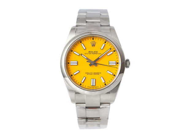 Oyster Perpetual 41 Stainless Steel with Yellow Dial