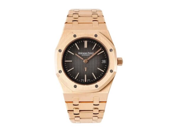 Royal Oak 'Jumbo Extra-Thin' Pink Gold '50th Anniversary' with Grey Dial (39mm)