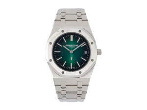 Royal Oak 'Jumbo Extra-Thin' Stainless '50th Anniversary' with Smoked Green Dial (39mm)