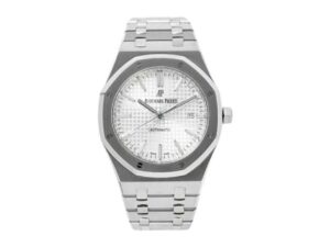 Royal Oak Stainless Steel with Silver Dial (41mm) - 15400