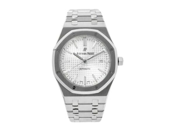 Royal Oak Stainless Steel with Silver Dial (41mm) - 15400