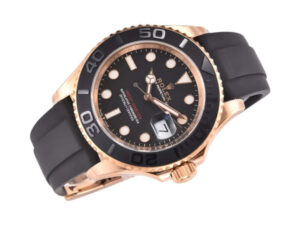 Yacht-Master Rose Gold on Oysterflex with Black Dial (40mm) 1